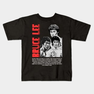 Bruce Leeroy last dragon Kids T-Shirt